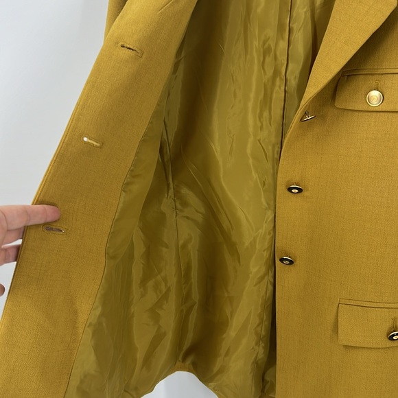 The suit, petite military style button front blazer 6P - Picture 10 of 12